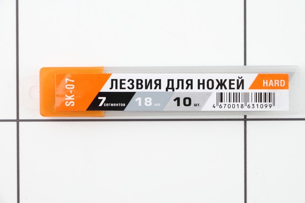  SK-07 18 mm 7  0. 5 mm (.  = 10 . )   HARD (10) -  
