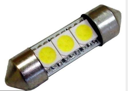    C5W (SV8,5) 37  9SMD BLUE 12V (-/2)