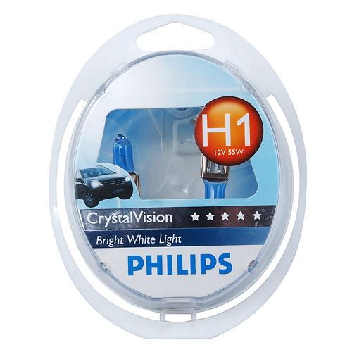  H 1 (P14,5s), 55W 4300K 12VCRISTAL VISION  (.2.+2./ W5W)