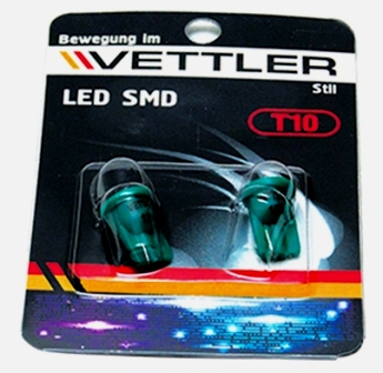   10 (W5W) /. 1SMD5050,12V (-/2) GREEN (.,)