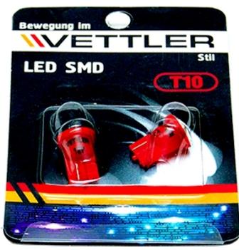   10 (W5W) /. 1SMD5050,12V (-/2) GREEN (.,) RED (.,