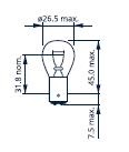  P21/5W (BAY15d - 2-) 12V , - Nord YADA